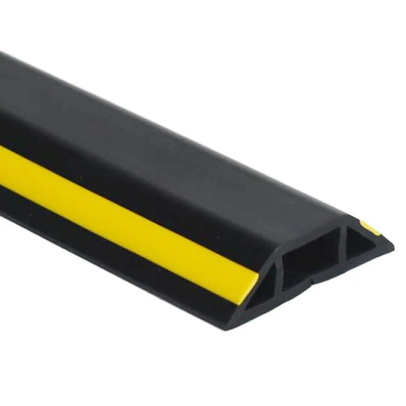 HeavyDutyFloorCable Protector de Cable de PVC suave, cubierta de Cable de suelo de 1 metro de longitud, canalización de goma, 40mm, 50mm