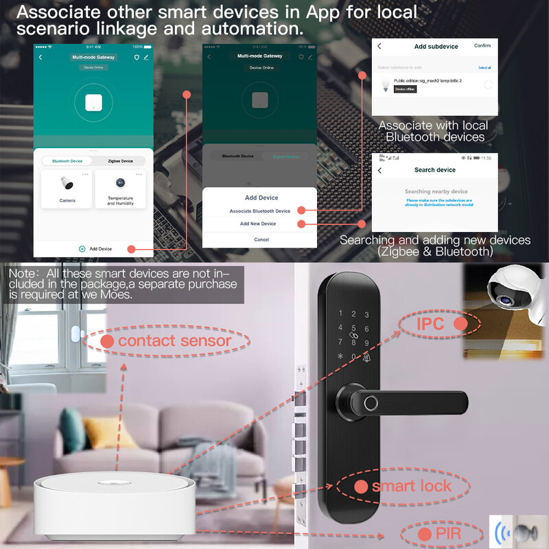 ZigBee 3 0 Smart BLE Bluetooth + ZigBee Hub / USB ZigBee ripetitore di segnale amplificatore Extender per Alexa Google Home