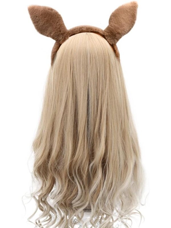 귀여운 봉제 말 귀 머리띠-할로윈 크리스마스 축제 테마 파티 동물 코스프레 코스튬 머리띠