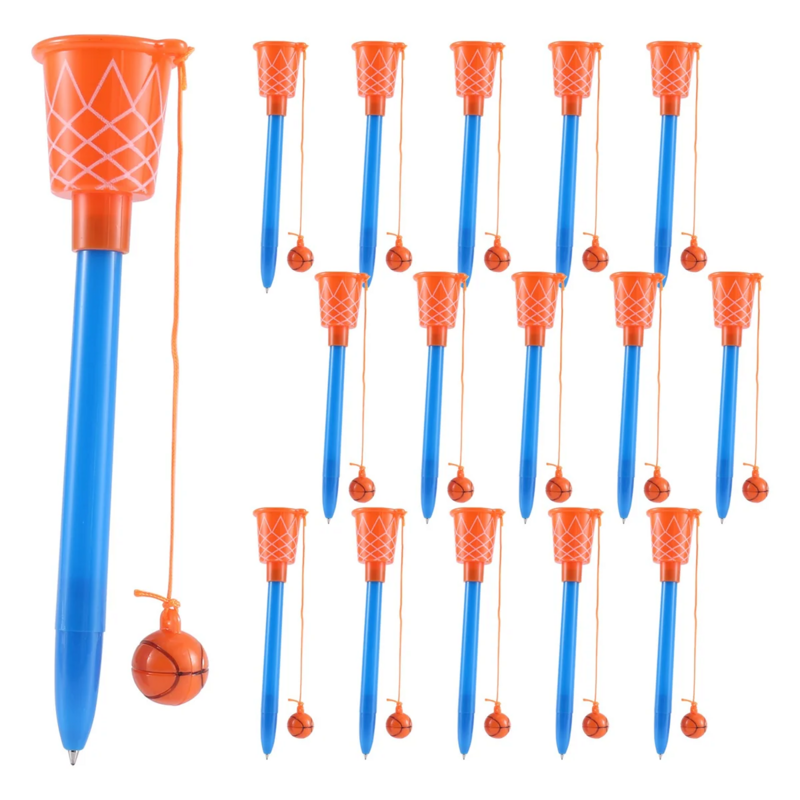 Basketball Hoop Pens,Basketball Party Favors -Sports Novelty Pens with Basketball Toss for Sport Themed Birthday Party