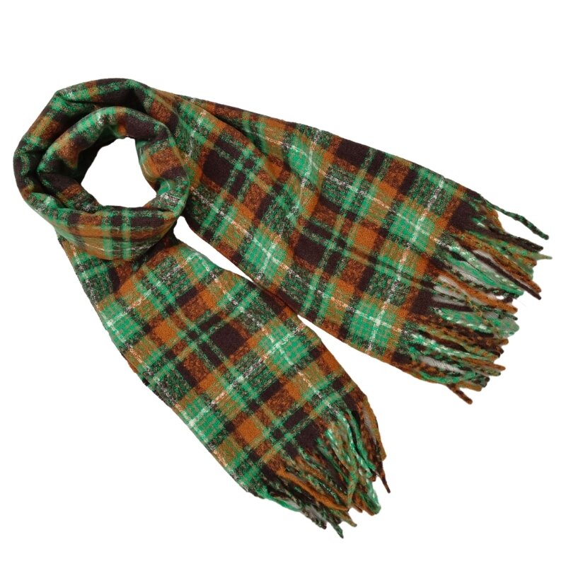 Sciarpa scozzese classica per donna Scialle per ragazze Anni Accessori per abbigliamento DropShip