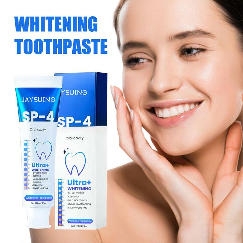 Probiótico branqueamento creme dental, proteger as gomas, respiração fresca, dentes bucais, saúde, higiene oral, SP-4, 120g