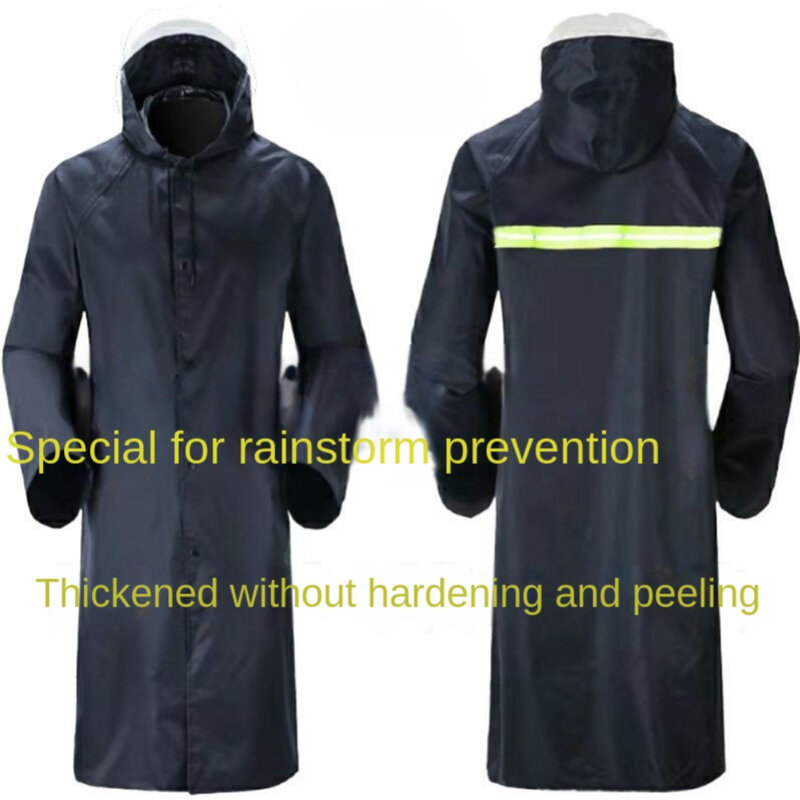 Raincoat Long Rainproof Thickened Student Travel Hiking And Climbing One-Piece Suit For Men And Women Long Raincoat