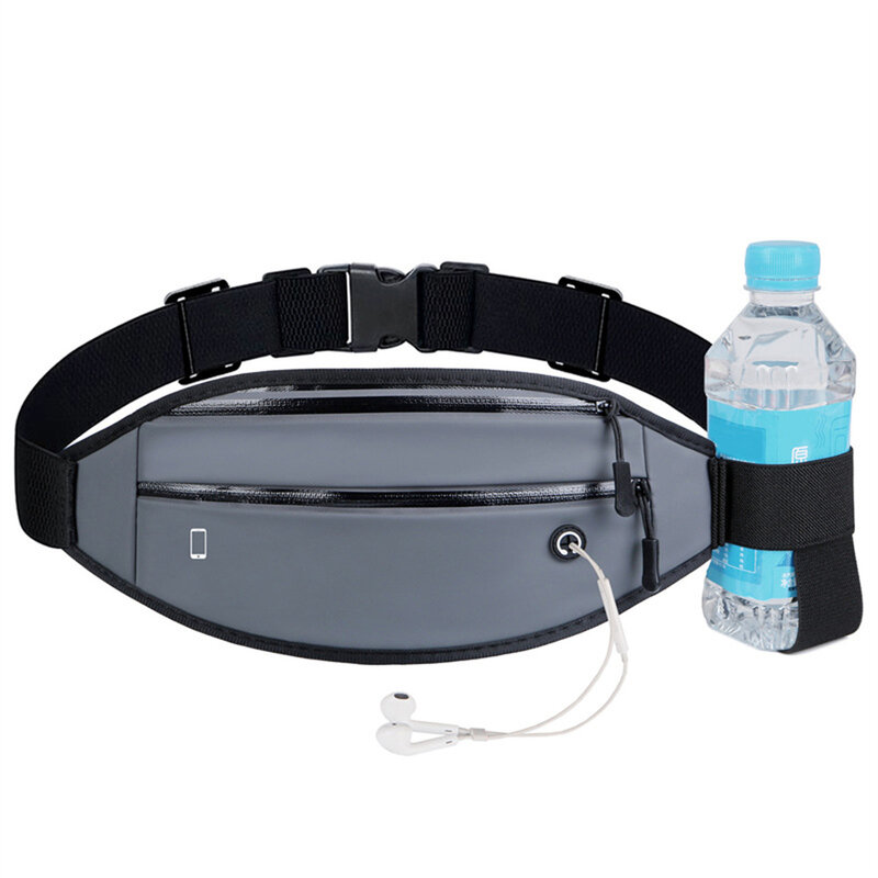 Men Running Waist Bags Water Bottle Holder Outdoor Camping Hiking Fitness Women Bicycle Cycling Belt Sports Fanny Packs
