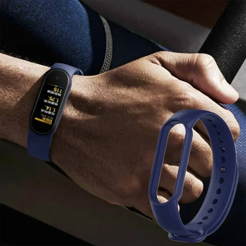 Bracelets de montre en silicone pour Xiaomi Mi Band 7, 6, 5, 4, 3, bracelet de sport, bracelet ata Band 3/4, eld5, eld6, accessoires de montre intelligente