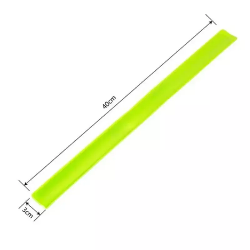 1 Roll 40cm Reflective Tape Sticker for Night Safety Warning Bike Safety Bicycle Tie Leg Arm Wrist Strap Pants Fluorescent Tape