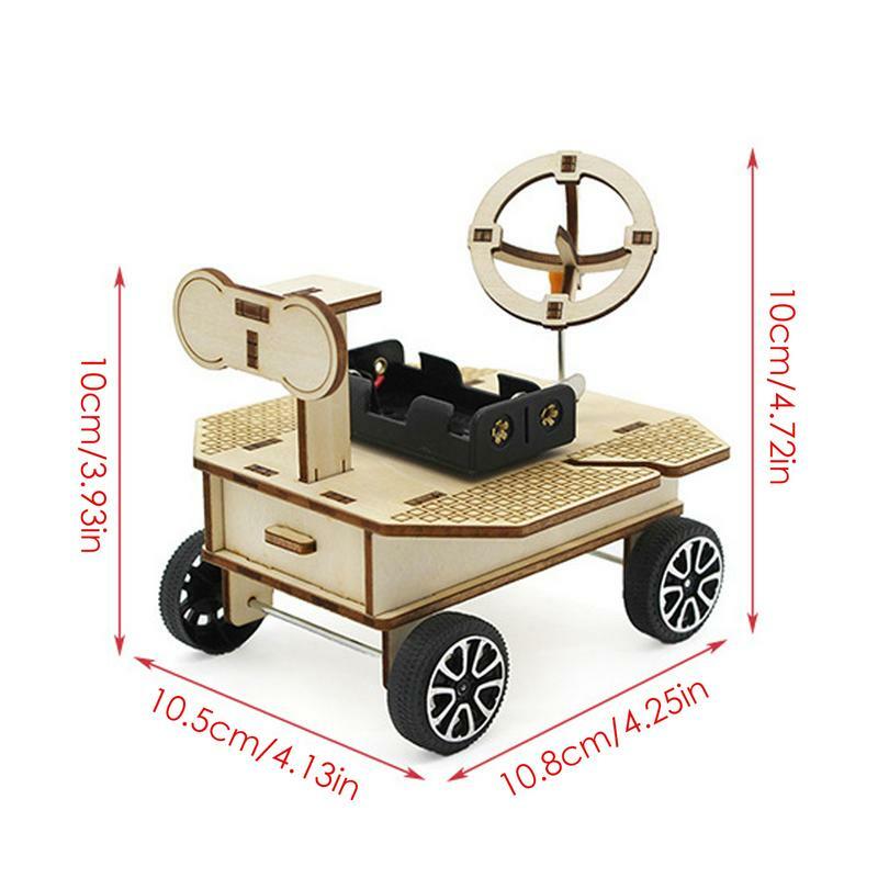 Legno Mars Rover legno scienza giocattolo Mars Rover fai da te interazione genitore-figlio Puzzle 3D giocattolo per la scuola materna soggiorno camera da letto