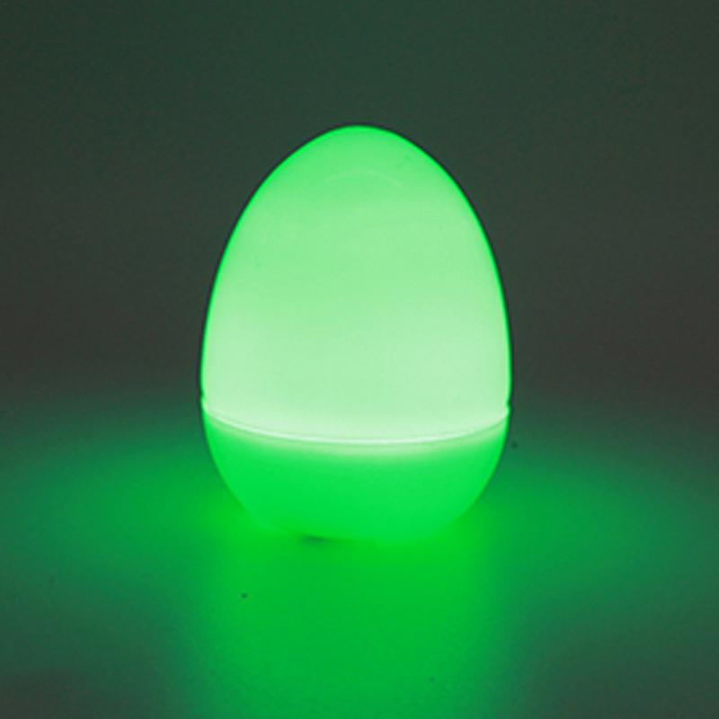 LED acender ovos de Páscoa para decoração do quarto, impermeável eletrônico, Multicolor, iluminado, resistente a quedas, 12PCs