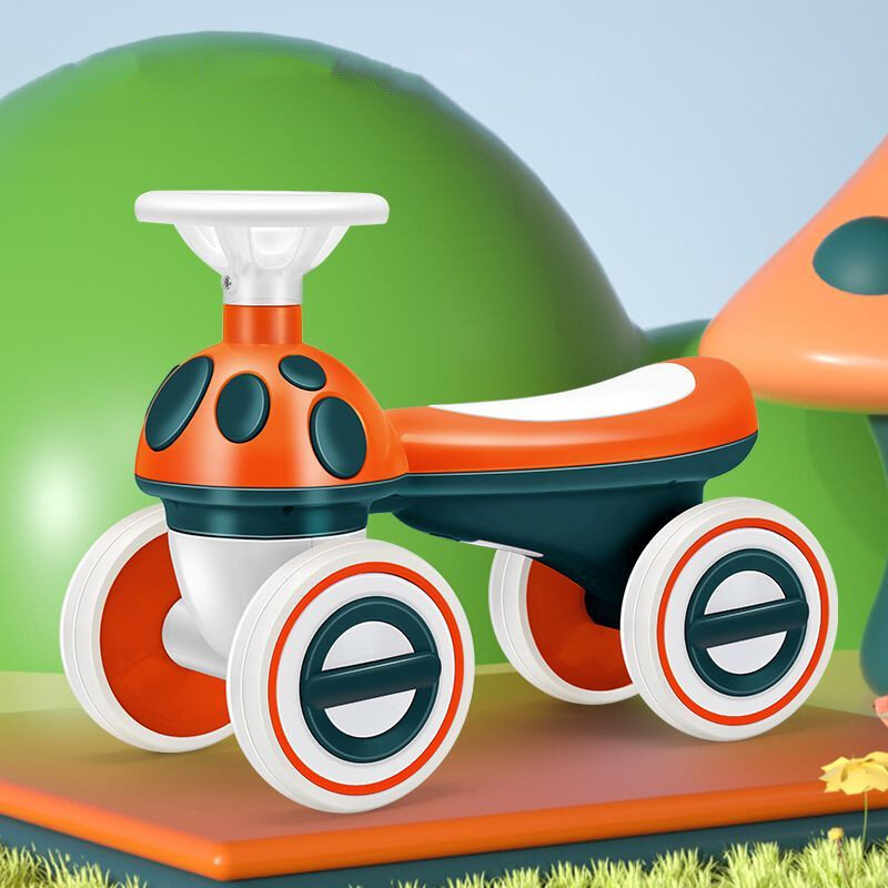 Samochód balansujący dla dzieci chodzik dla dzieci w wieku 1-3 lat bez pedałów przesuwny cztero-yo-yo prezent urodzinowy dla dzieci