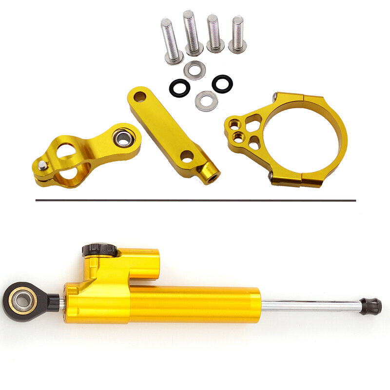 Motocicleta CNC Steering Damper, Estabilizar Amortecedores, Kit de Montagem de Suporte para Kawasaki VERSYS 650 2015-2020 2019 2018 2017 2016 2015