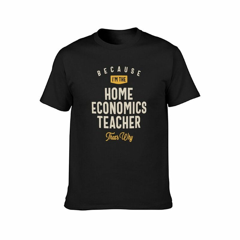 가정 경제학 교사 직종 생일 노동자 티셔츠, 귀여운 옷, 빈티지 옷, 무거운 무게추 티셔츠, 남성용