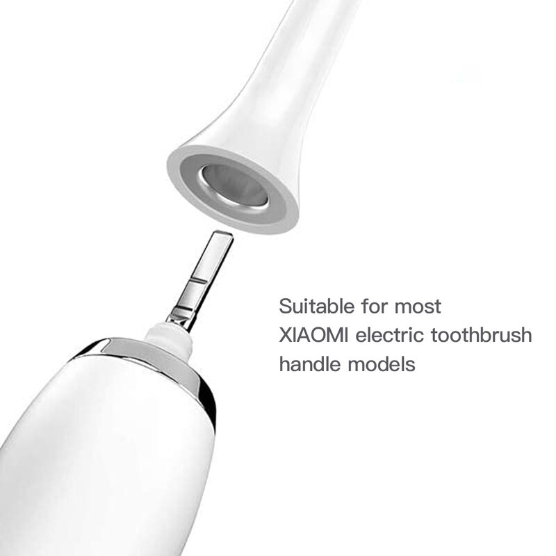 Replacement Brush Heads For XIAOMI T100 20-50pcs/Set White Clean Vacuum Soft DuPont Bristle Brush Nozzles Wholesale Oral Care