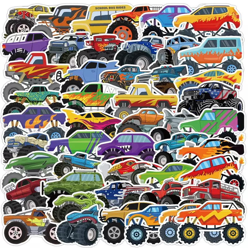 50pcs Cartoon Paper Stickers Luggage Graffiti Decoration Waterproof Home Decor Creative Stickers for Suitcase