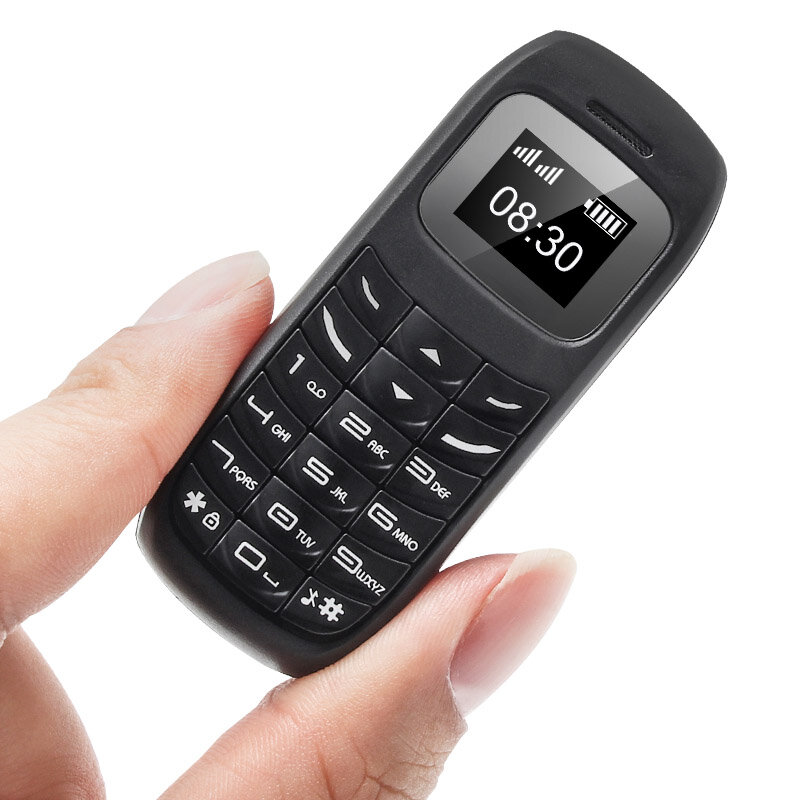 UNIWA-Mini teléfono móvil BM70 DUOS, estéreo, 2G, GSM, súper Delgado, pequeño, inalámbrico, Bluetooth, auricular