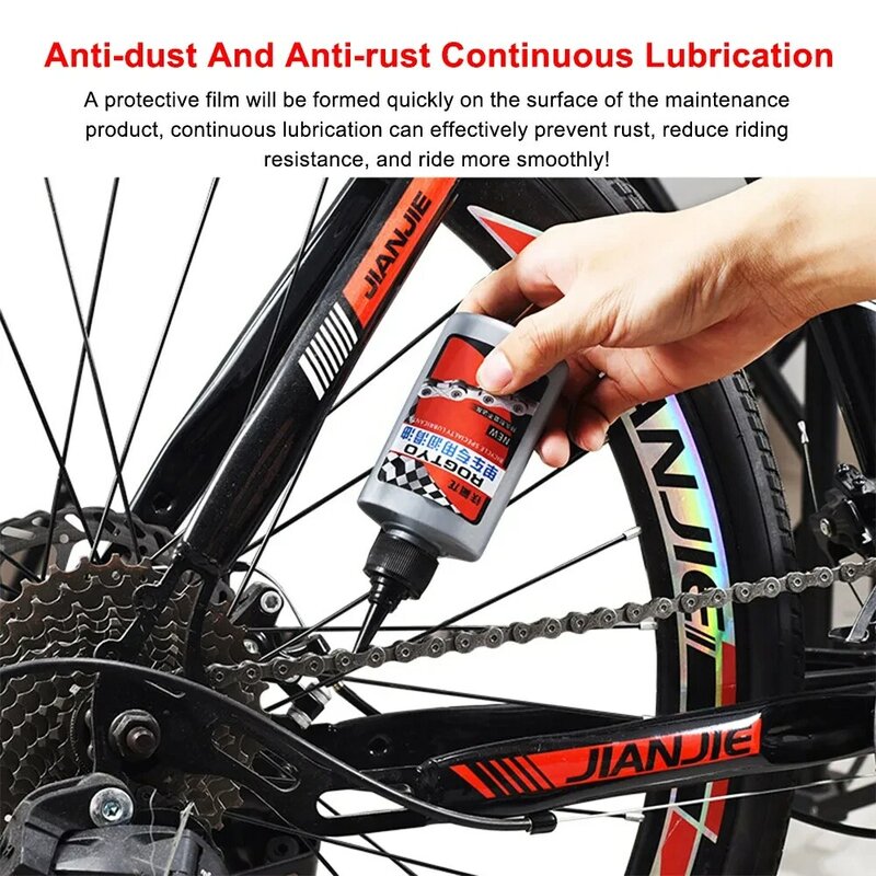100ml Bicycle Specific Lubricant, Chain Gear Oiler, Mountain Bicycle Gear Lubrication, Daily Maintenance Bicycle Accessories