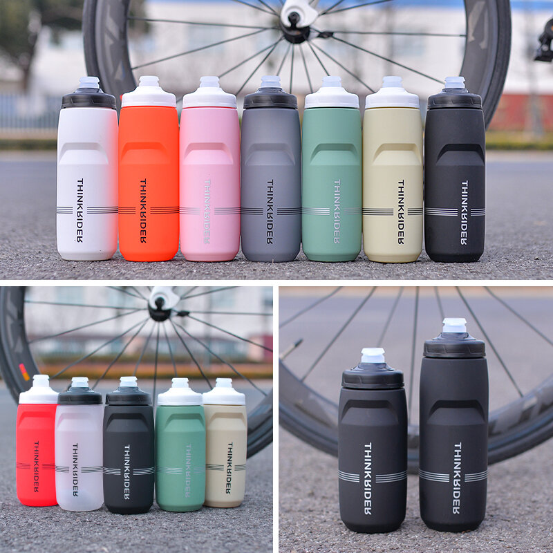 ThinkRider bicicletta bottiglia MTB bici da strada bottiglia d'acqua sport all'aria aperta plastica portatile grande capacità bevanda ciclismo bottiglia d'acqua