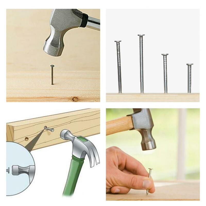 280pcs Nails Set Iron Round Nails Woodworking Accssories