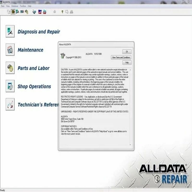 Neueste alldata 10,53 Software Autore paratur alldata Software alle Daten Autos oftware mit Schaltplan und unbegrenzter Laptop-Installation