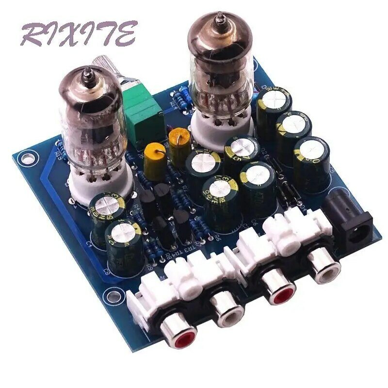 Amplificadores de tubo Audio Board, Pre-Amp, Audio Mixer, 6J1, 6J2, válvula Preamp, bile tampão, DIY Kits