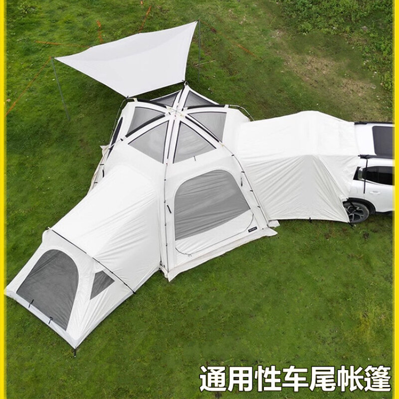 Tente arrière SUV de camping en plein air, toit de camping, General Motors, extension étanche à la pluie pendant la nuit, ouverture rapide