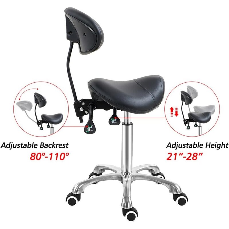 Sedia sgabello estetista ergonomica sedia sgabello sella spedizione gratuita con supporto per la schiena mobili soggiorno casa