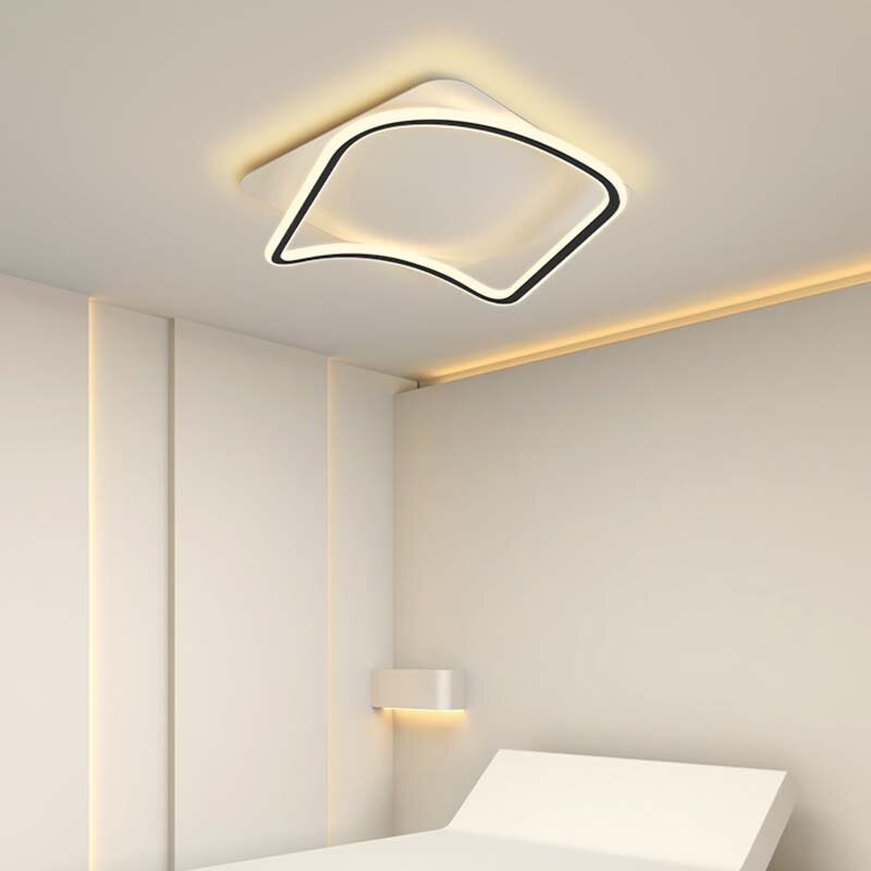 Lámpara de techo LED moderna para sala de Estar, comedor, dormitorio, estudio, guardarropa, sala de estar, decoración del hogar, accesorio de iluminación Lustre