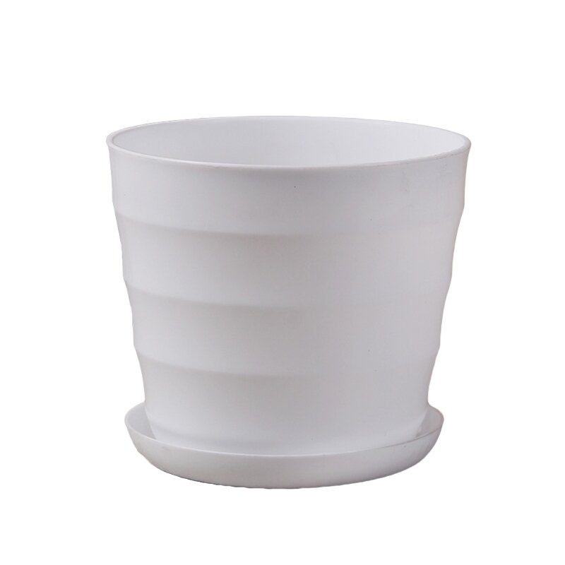 652F Colorful Mini Plastic Flower Pot Imitation Ceramic Vase Nursery Garden Plant Pot