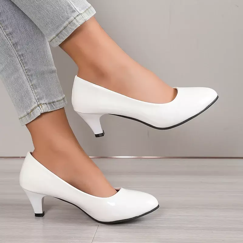 Women Pumps Nude Shallow Mouth Women Shoes Fashion Office Work Wedding Party Shoes Ladies Low Heel Shoes Summer Heels Woeman