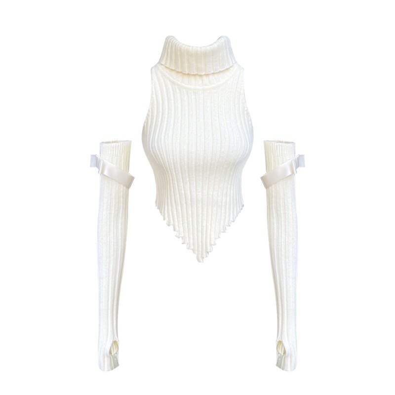 Корейский модный свитер с рукавами Desire 2024 женский осенне-зимний дизайнерский пуловер свободного покроя Топ Женская одежда