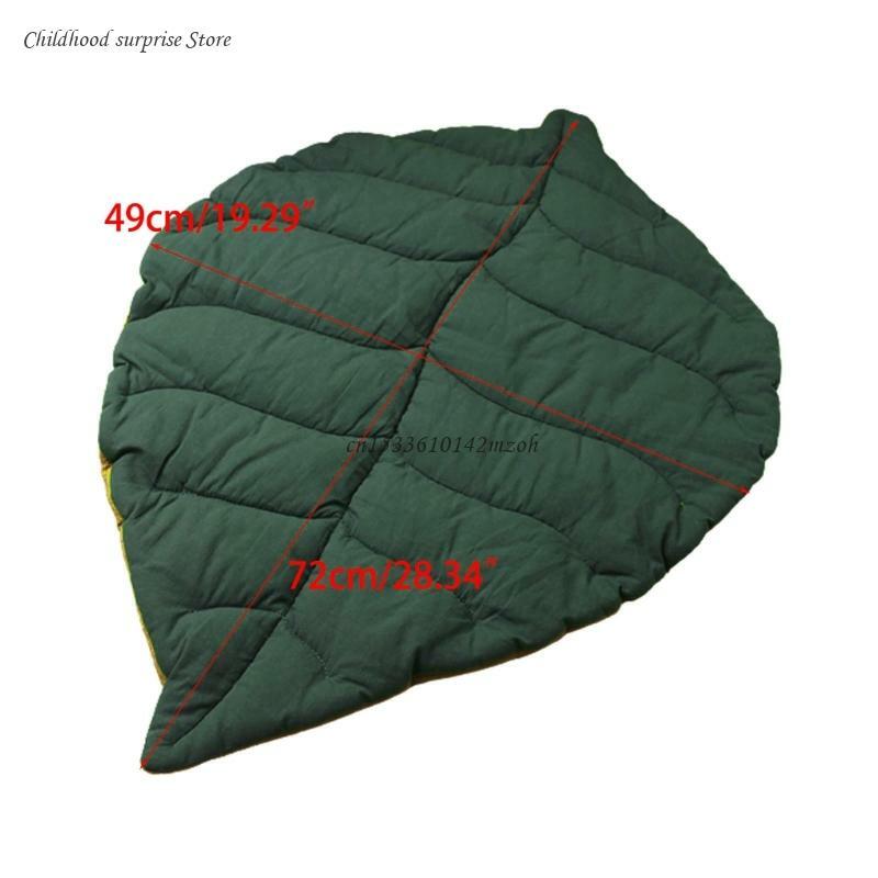 Одеяло с большим листом, свежий зеленый цвет, одеяла в форме листьев, кровати, диванное одеяло, Прямая поставка