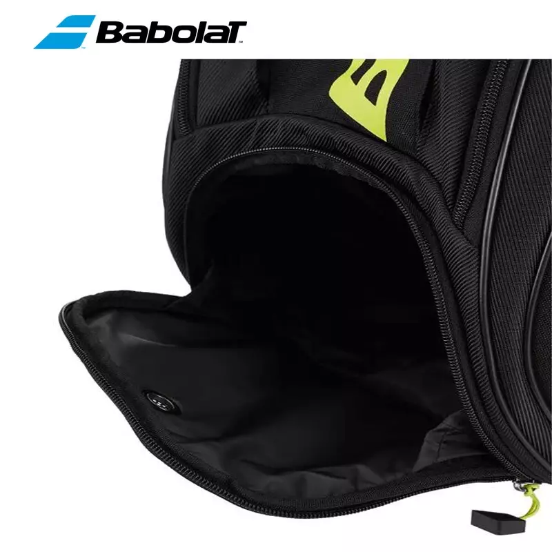 BABOLAT PURE AERO Tennis Backpack STRIKE Tim Model Tennis Racket Bag 2-Pack Unisex Yellow Portable Squash Padel Beach Tennis Bag