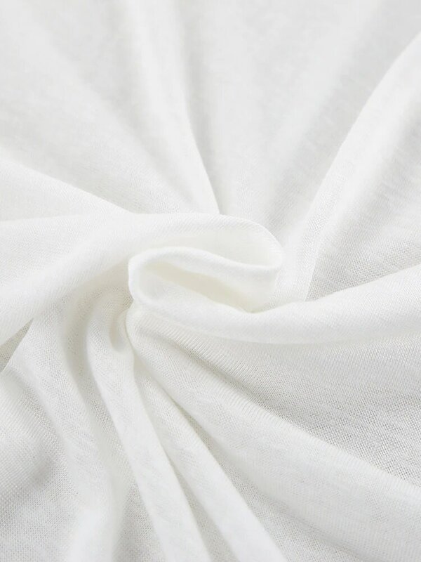 Hiloc przezroczysty luźna bielizna nocna damski ubrania domowe okrągły dekolt dwuczęściowy komplet długi rękaw sznurek odzież domowa dla zestawy dla kobiet