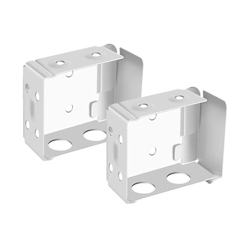 2/4x/Set 5Cm Braket Pemasangan Kotak Braket Buta Praktis Mudah Digunakan Braket Pegangan Kepala Tirai Jendela untuk Dapur