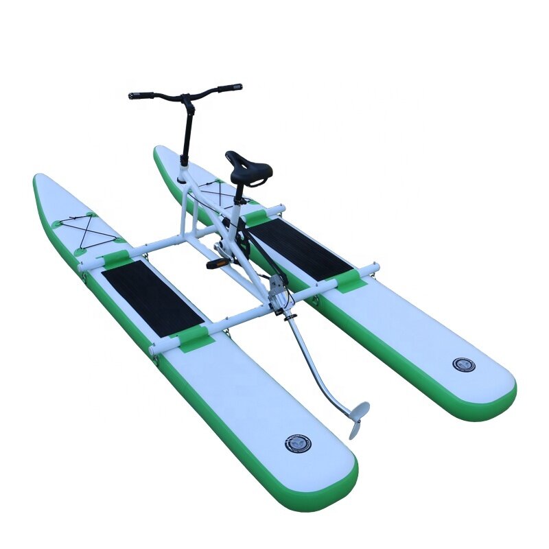 Christmas special 2022 Adult Pedal PVC Inflatable single bike water bike leisure equipment water pedal boats for sale