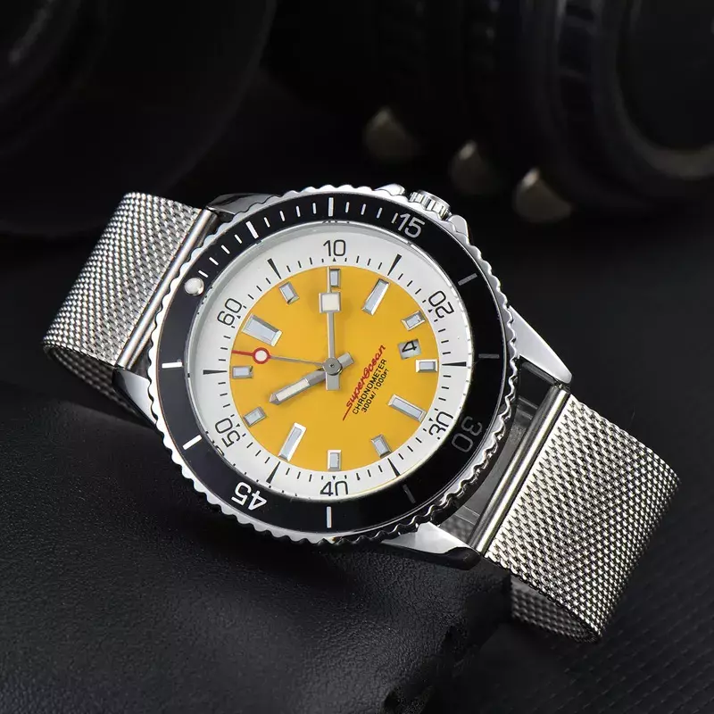 2024 Heren Horloges Quartz Uurwerk Roestvrij Staal Multifunctionele Chronografie Solid Clasp Montre De Luxe 1884 Mannen Horloge