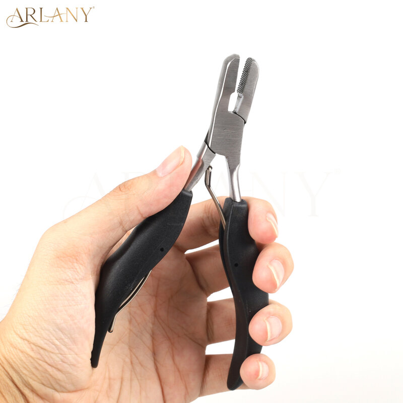 ARLANY-K-Tip Hair Extensions Alicate, aço inoxidável, queratina Bonding Remoção, Extensões pré-ligadas