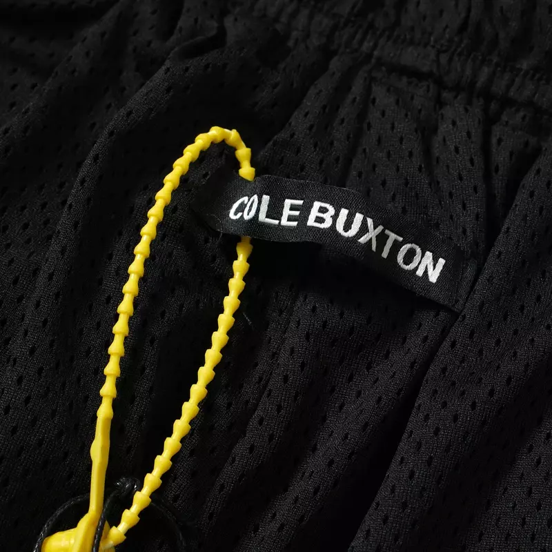 Cole Buxton CB poliestere tessuto a rete pantaloni lettera Logo ricamo uomo donna Oversize nero blu marrone coulisse Hawaii Shorts