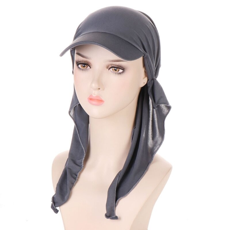 Schnell trocknende Kopftuch-Mütze, Sommer-Sonnenhut für Erwachsene, Outdoor-Halsbedeckung, Turban-Hüte
