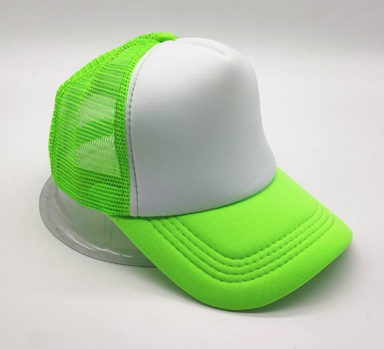 Topi Baseball anak laki-laki dan perempuan, tutup kepala Trucker Logo kustom untuk anak-anak, topi matahari jaring musim panas bisa disesuaikan DIY