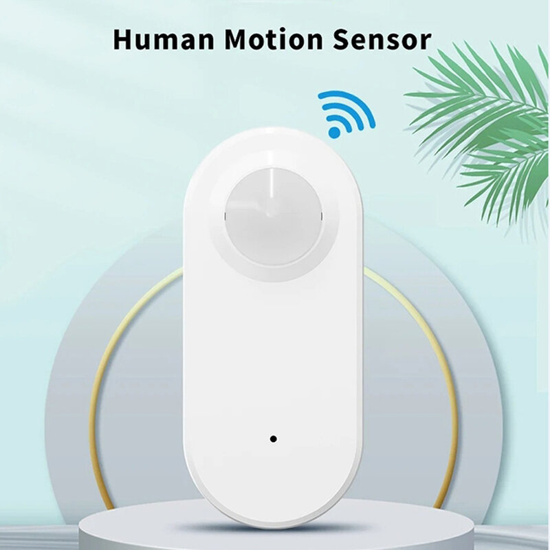 Detector de Movimento Infravermelho, Controle Remoto, Wi-Fi, Alarme, App, Colocação Flexível, Segurança Doméstica