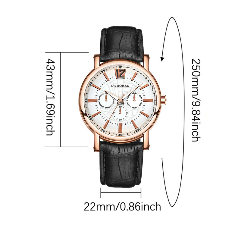 Diliohao متابعة مقياس حزام ساعة للرجال والنساء ، ثلاثة العين حتى ساعة ، ساعة نسائية ، PD626 ، ساعة نسائية ، ساعة نسائية