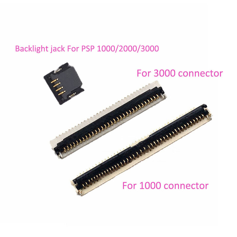 Гибкий кабель для ЖК-дисплея, разъем для порта для PSP 1000, розетка для подсветки PSP 1000, 2000, 3000, запасные части