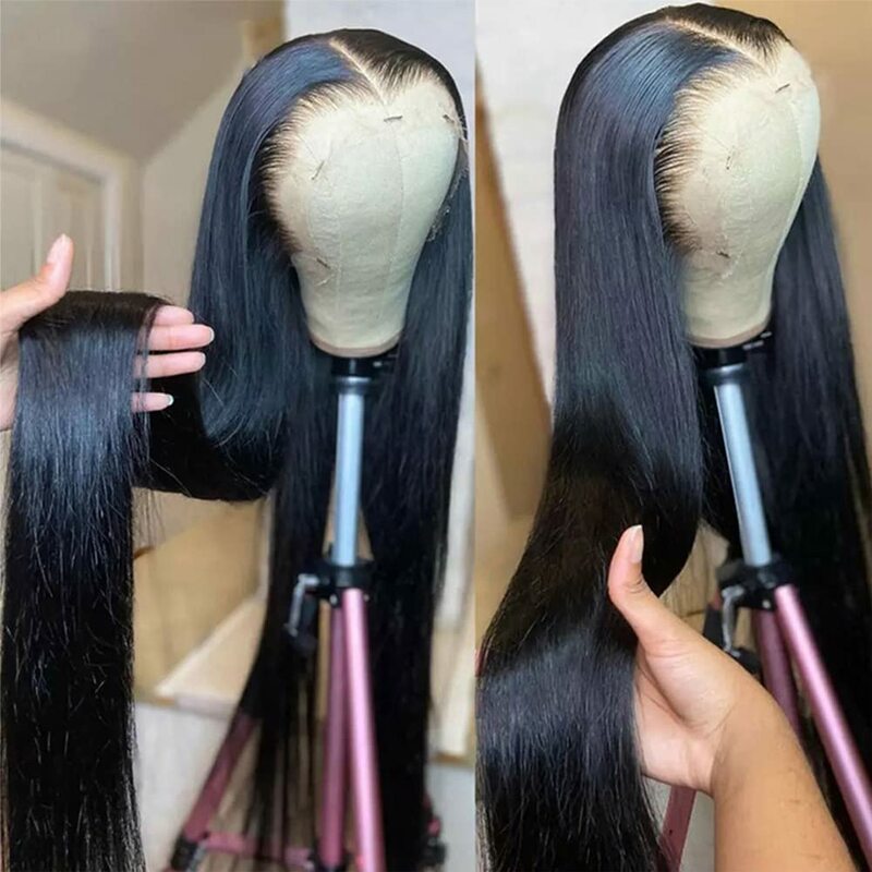 Straight Lace Front Wigs Human Hair 13x4 Straight HD Transparent Lace Front Wigs for Women Human Hair Pre Plucked With Baby Hair