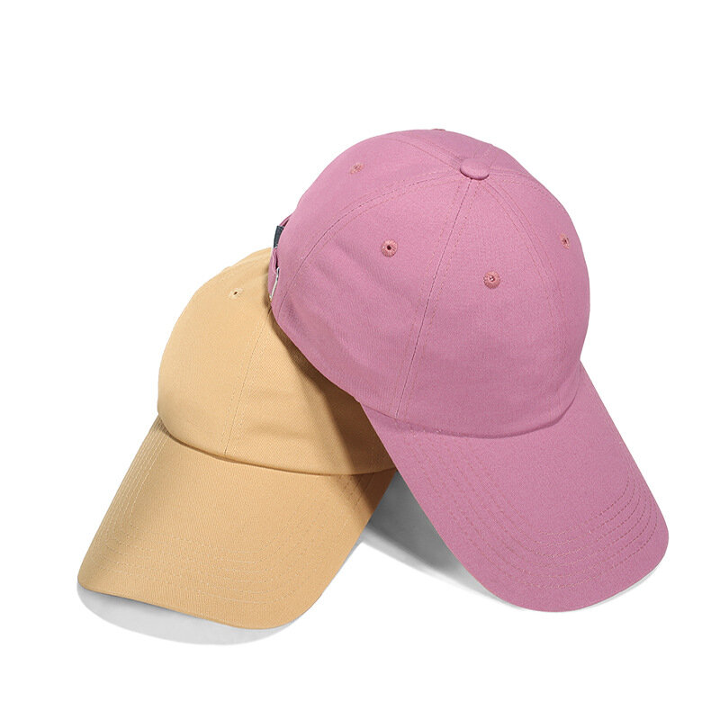 남녀공용 조절 가능한 추가 긴 빌 챙 야구 모자, 100% 면 바이저 모자