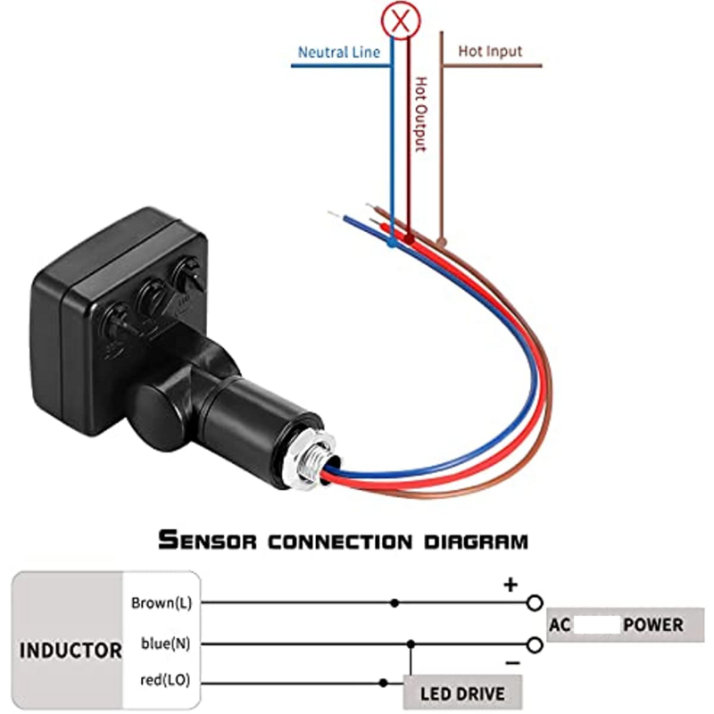 PIR Movimento Interruptor Sensor, Luz Sensing Switch, Sensor De Movimiento, Movimento infravermelho ativado Detector Interruptor, AC85-265V