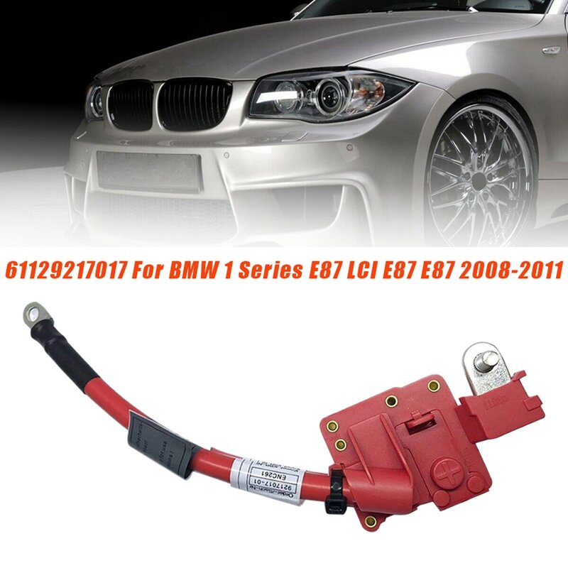 Cabos de fio de proteção da bateria, apto para BMW Série 1, E87, LCI, E87, E87, 2008-2011, 61129217017
