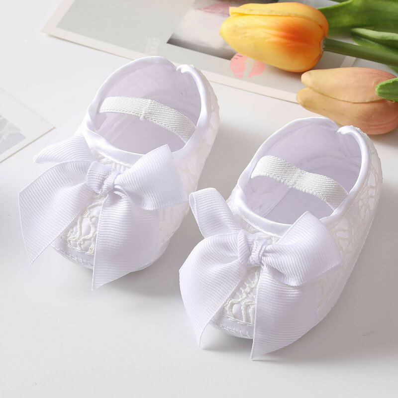 Месячный ребенок обувь для малышей от 0 до 15 лет; Легкая мягкая нескользящая обувь принцессы с милым бантом и эластичным поясом; Обувь для малышей; zapatos