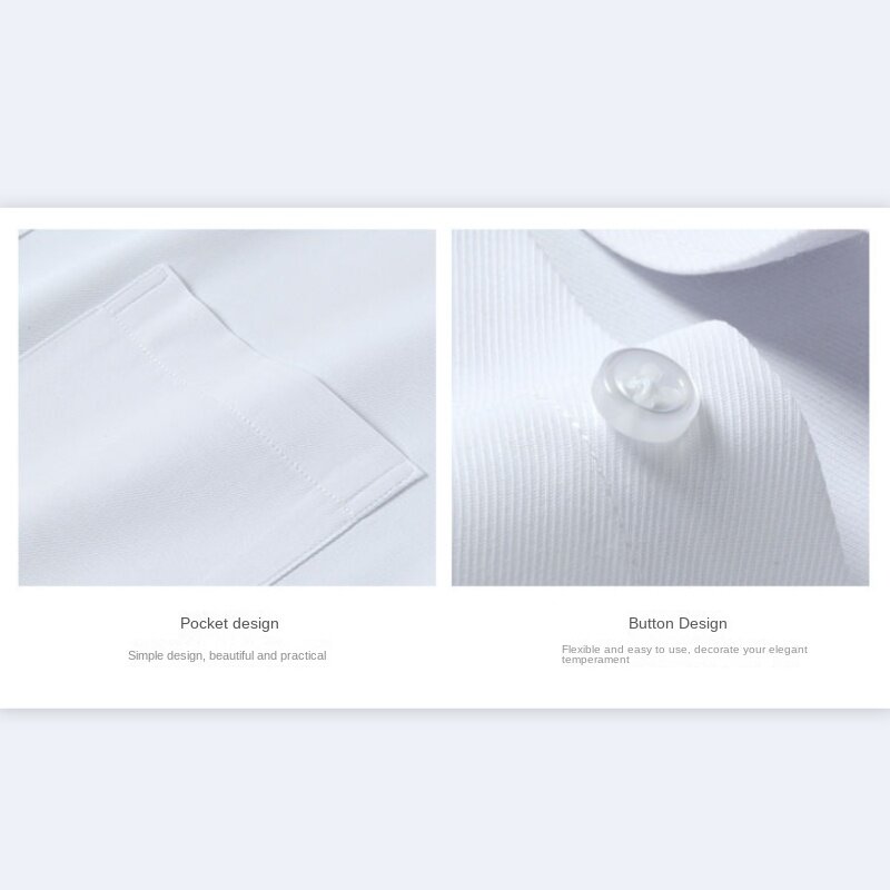 Camisa blanca de manga larga para hombre, ropa interior ajustada informal de negocios, Color sólido, 5XL, 6XL, 7XL, 8XL