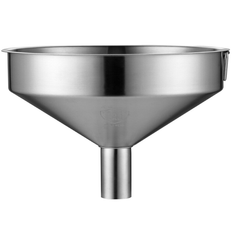 TINGKE Stainless Steel Funnel - Large Diameter, Industrial Grade, Extra Wide Mouth for Commercial and Home Use
