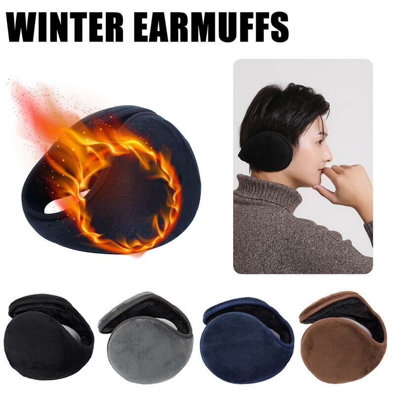 Windproof Earmuffs Ear Warm Protector Thicken Plus Soft Outdoor Ear Muffs Warm Fleece Warm Cycling Warmer Earmuff Earmuffs U9Y4